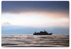 Наблюдения за белухами в Ульбанском заливе Охотского моря