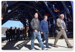 Sergei Ivanov inspects the Narvinsky Tunnel construction site
