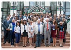 Участники первой молодёжной научно-практической летней школы Русского географического общества