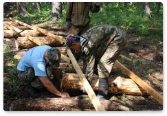Студенческий отряд «Тигр» завершает работу по обустройству экотропы в Сихотэ-Алинском заповеднике