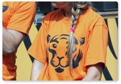 В москве отметили международный день тигра