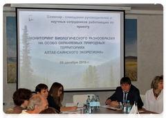 Biodiversity monitoring project results conducted in the Altai-Sayan region summed up in Khakassia