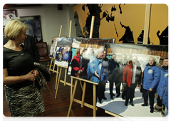 Фотовыставка, посвящённая визиту Владимира Путина в Хакасию
