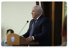 Выступление главы Республики Хакасия Виктора Зимина