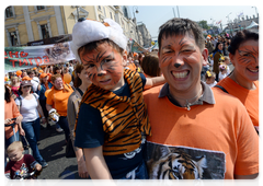 Amur Tiger Day celebrations in Vladivostok