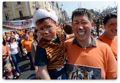 Amur Tiger Day marked in Vladivostok