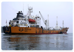 Появление во флоте ГК «Доброфлот» «тигриного» транспортного судна призвано привлечь широкое внимание к природе Дальнего Востока и амурскому тигру